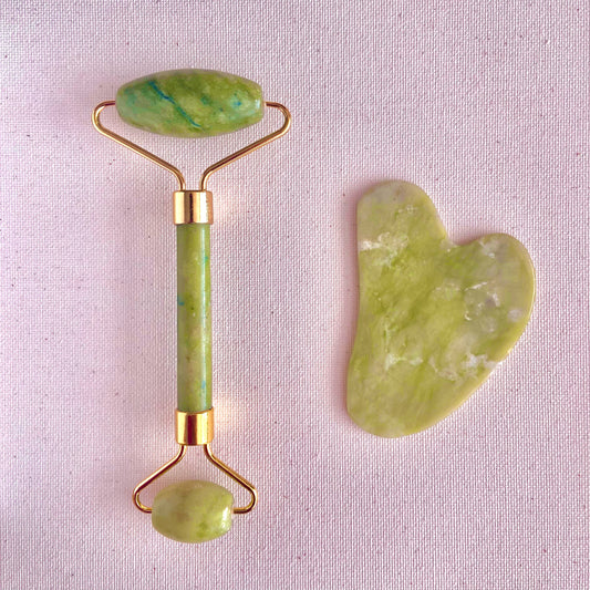 Jade Roller and Gua-Sha Set